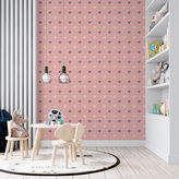 Tapeta Srdíčka na růžové: 336x220 cm