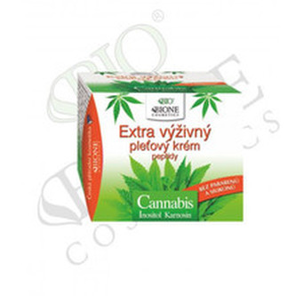 Bione Cosmetics Extra výživný pleťový krém Cannabis 51 ml woman