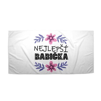 Ručník Nejlepší babička: 70x140 cm