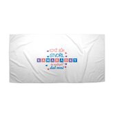 Ručník Když Bůh stvořil kamarádky: 50x100 cm