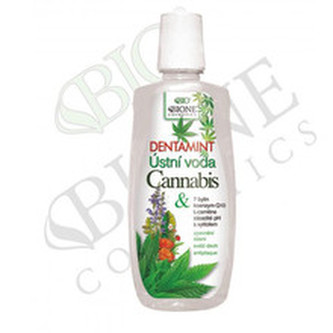 Bione Cosmetics Dentamint ústní voda Cannabis 500 ml unisex