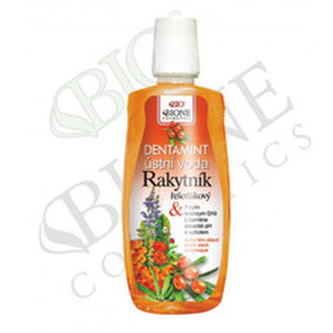 Bione Cosmetics Dentamint ústní voda Rakytník 500 ml unisex