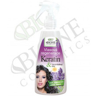 Bione Cosmetics Vlasová regenerace s Keratinem Levandule 260 ml woman