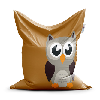 Sedací vak Kreslená sova: 150x100 cm