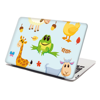 Samolepka na notebook Zvířátka 3: 29x20 cm