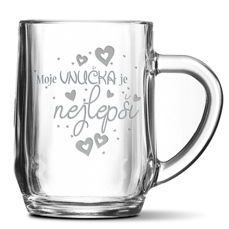 Půllitr Moje vnučka je nejlepší: 0,5