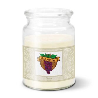 Svíčka Zraji jako víno: 500 g 