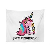 Deka Jsem vínorožec: 150x120 cm