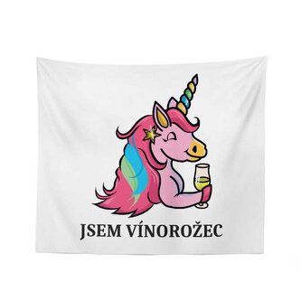 Deka Jsem vínorožec: 150x120 cm