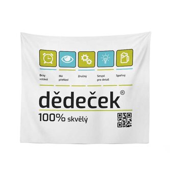 Deka Dědeček: 150x120 cm