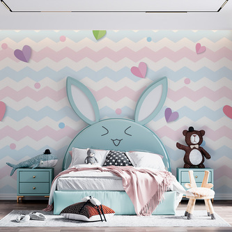 Tapeta Barevná srdíčka: 336x220 cm