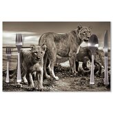 Prostírání Lvice a lvíčata: 40x30cm