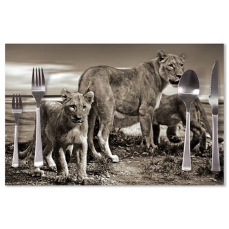 Prostírání Lvice a lvíčata: 40x30cm