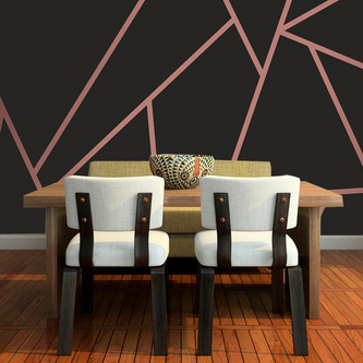 Tapeta Růžové obrazce: 125x75 cm