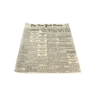 Balící papír nepromastitelný 'noviny' 40 x 33 cm/500 ks