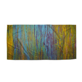 Ručník Dřevěná abstrakce: 70x140 cm