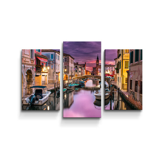 Obraz - 3-dílný Benátky: 75x50 cm