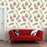 Tapeta Paví peříčka: 208x125 cm
