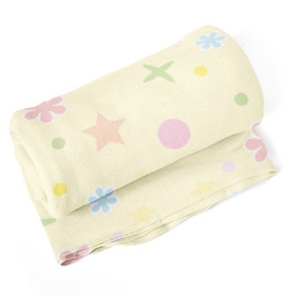 Deka Květiny na žluté: 190x140 cm