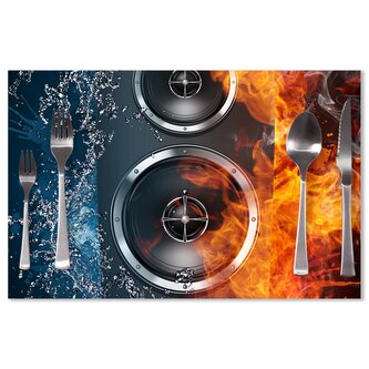 Prostírání Ohnivý reproduktor: 40x30cm