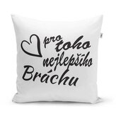 Polštář Pro toho nejlepšího bráchu: 40x40 cm