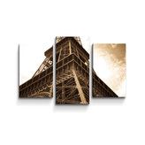 Obraz - 3-dílný Eiffelova věž 6: 75x50 cm