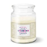 Svíčka Když Bůh stvořil manžely: 500 g 