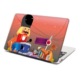 Samolepka na notebook Bubeníček: 29x20 cm