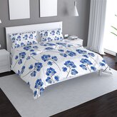 Povlečení Modré kvítí: 140x220 / 90x70