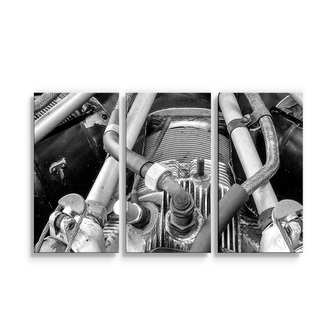 Obraz - 3-dílný Motor: 120x80 cm