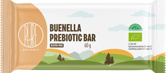 BrainMax Pure Buenella Prebiotic Bar, tyčinka s vlákninou, Buenella, BIO, 60 g