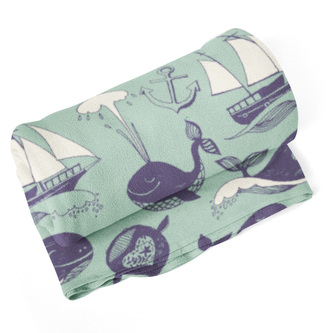 Deka Velryby: 190x140 cm