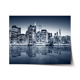 Plakát Noční New York: 120x80 cm