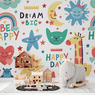 Tapeta Happy day: 336x220 cm