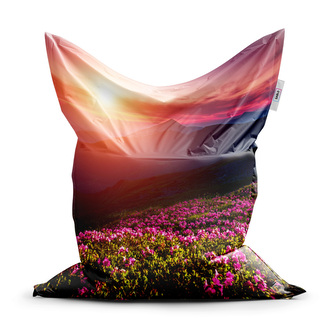 Sedací vak Rozkvetlá příroda: 150x100 cm