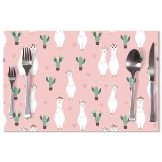 Prostírání Lama a kaktusy: 40x30cm