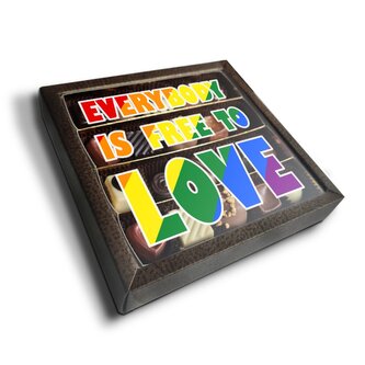 Pralinky Everybody is free to love: 20 ks pralinek