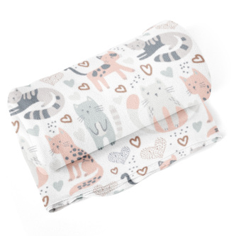 Deka Malované kočičky: 190x140 cm