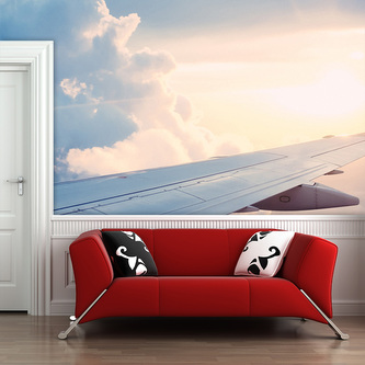 Tapeta Křídlo letadla: 336x220 cm Tapeta Křídlo letadla: 336x220 cm