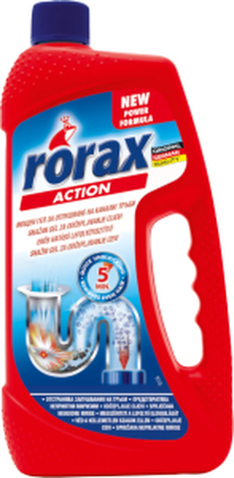 Rorax 2v1 gelový čistič odpadů, 1 l