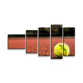 Obraz - 5-dílný Tennis: 100x60 cm