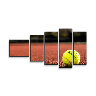 Obraz - 5-dílný Tennis: 100x60 cm