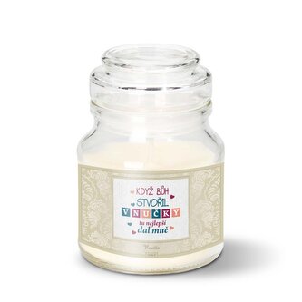 Svíčka Když Bůh stvořil vnučky: 120 g