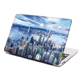 Samolepka na notebook Město s mrakodrapy: 29x20 cm