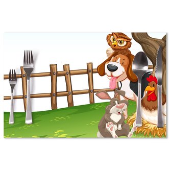 Prostírání Zvířátka 2: 40x30cm