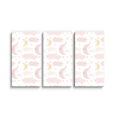 Obraz - 3-dílný Měsíčky: 120x80 cm