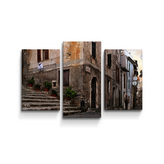 Obraz - 3-dílný Starý dům 2: 75x50 cm