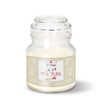 Svíčka Jsi trubka, ale jsi moje trubka: 120 g
