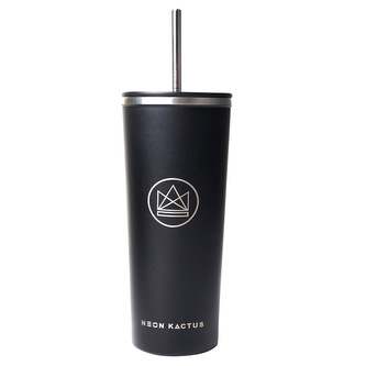 Designový nerez pohár, 710ml, Neon Kactus, černý Designový nerez pohár, 710ml, Neon Kactus, černý