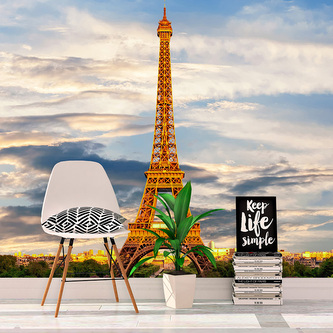 Tapeta Eiffel Tower 3: 336x220 cm